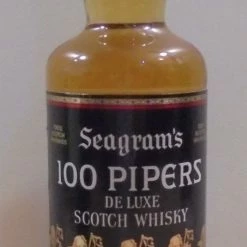 Vendora 100 PIPERS Seagramms Deluxe Scotch Whisky 700ml δεκαετίας '80
