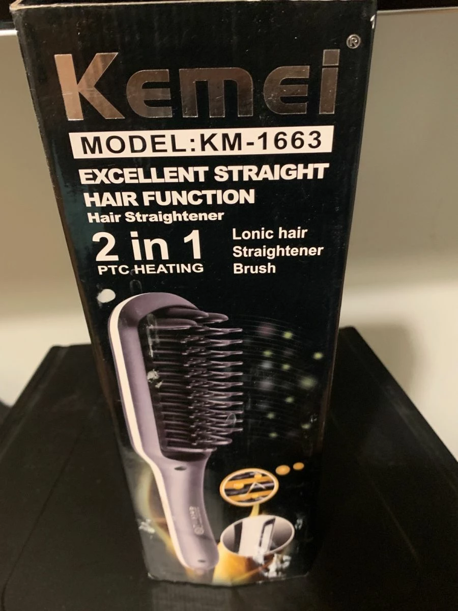 Vendora KEMEI Σφραγισμένη Θερμαινόμενη ηλεκτρική χτένα 30W - Image 2