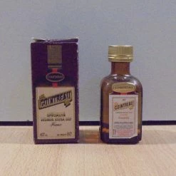 Vendora Cointreau λικέρ παλιό διαφημιστικό μπουκαλάκι μινιατούρα της Air France σφραγισμένο #2