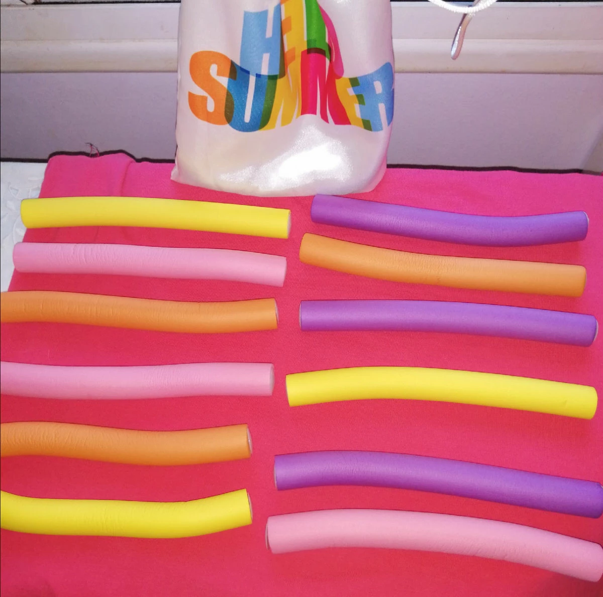 Vendora Πουγκί με 12 εύκαμπτα ρολει για μπούκλες (επώνυμο)