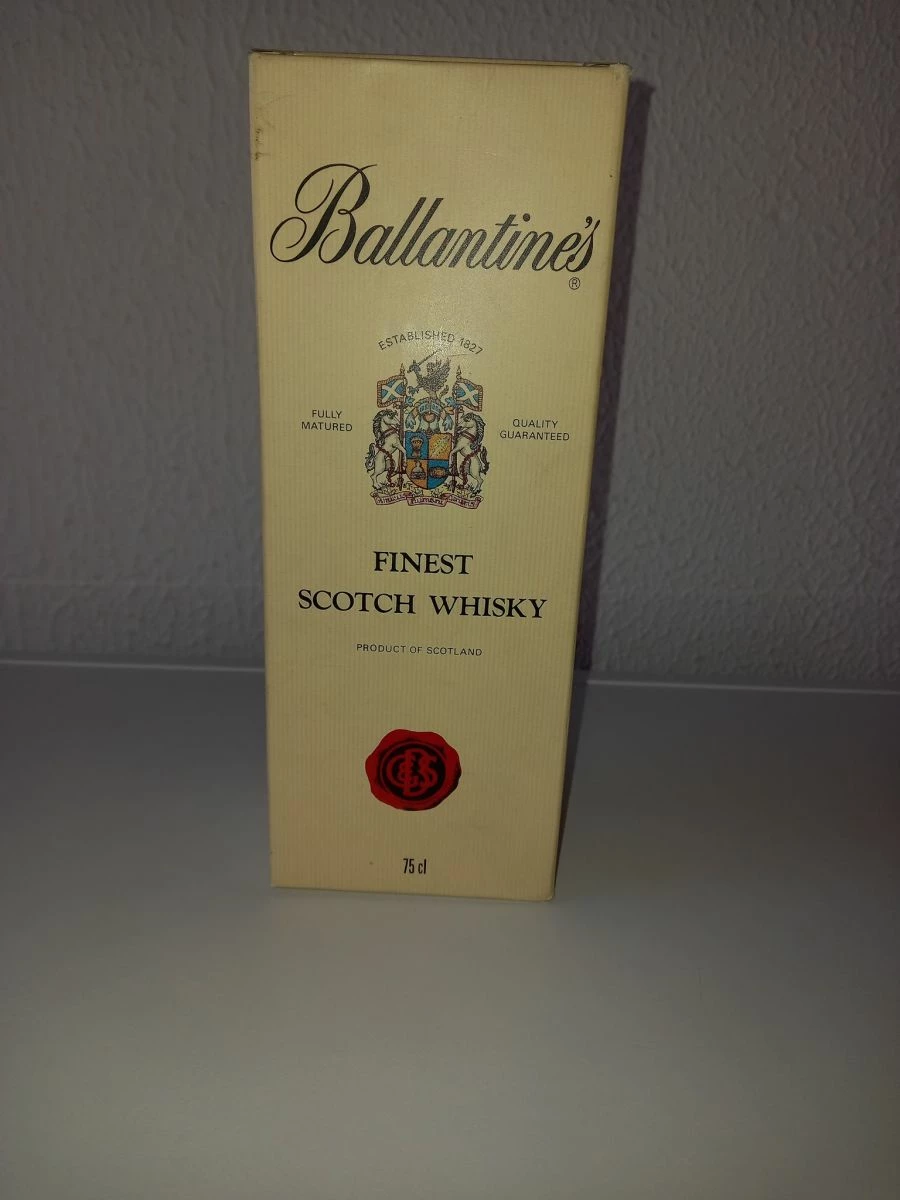 Vendora Σφραγισμενο Ουίσκι αντίκα του 1968 ,BALLANTINES,καινούργιο, στο κουτί του - Image 2
