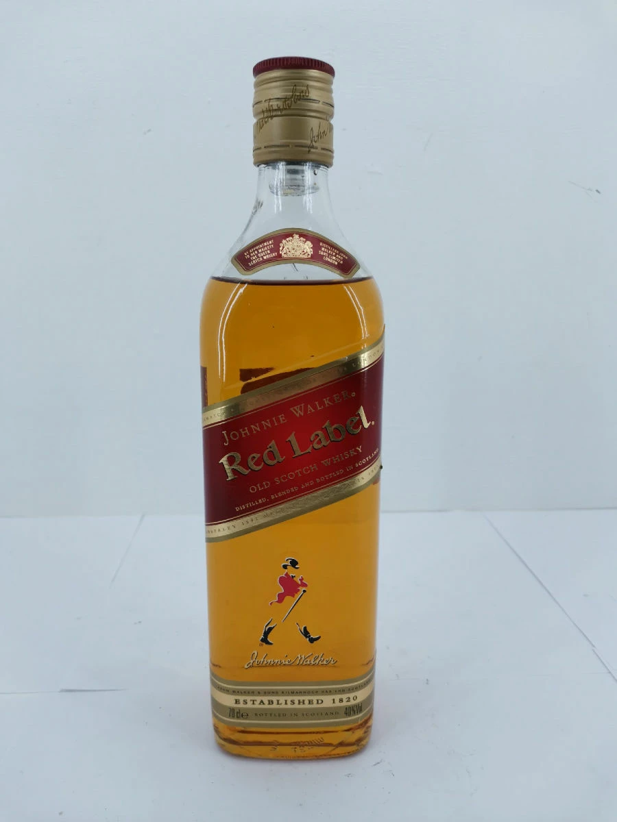 Vendora Μπουκάλι Johnnie Walker Red Label Old Scotch Whisky Εποχής 1980