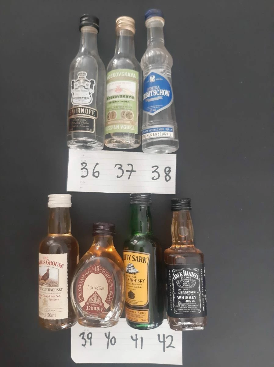 Vendora μινιατούρες μπουκαλάκια ποτών