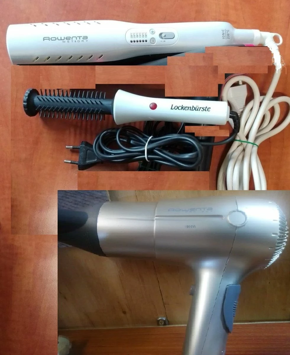 Vendora Σετ περιποίησης μαλλιών, (πρέσσα, πιστολάκι, βούρτσα)