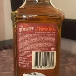 Vendora Nemiroff Honey Pepper Vodka