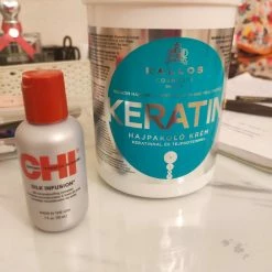 Vendora CHI Silk Infusion 59 ML & Kallos Keratin Protein Hair Mask 1000ML