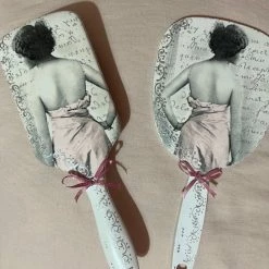 Vendora Σετ χτένα μαλλιών και καθρέφτης