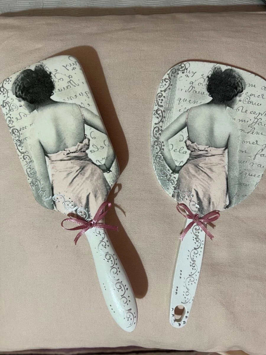 Vendora Σετ χτένα μαλλιών και καθρέφτης