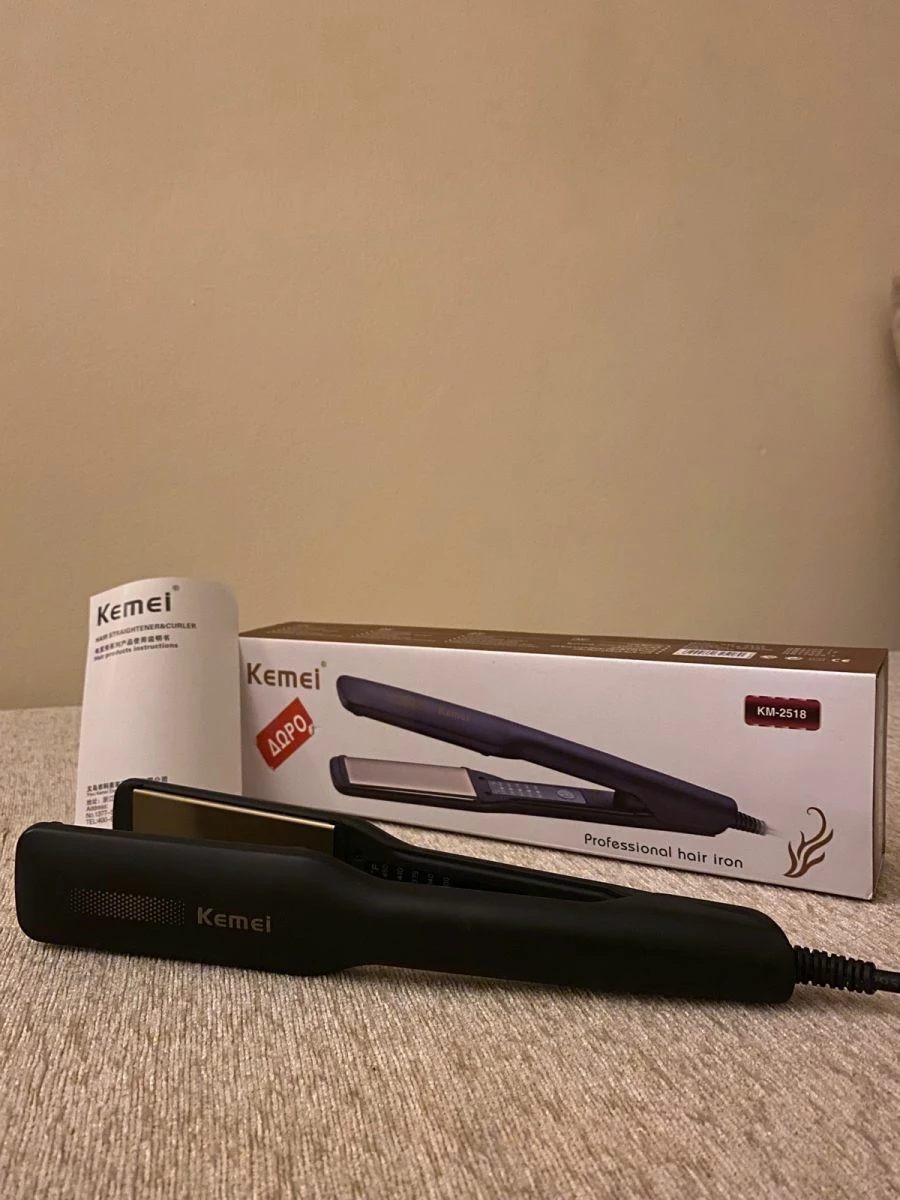 Vendora Σίδερο Μαλλιών Kemei KM για Ίσιωμα με Κεραμικη Εστία