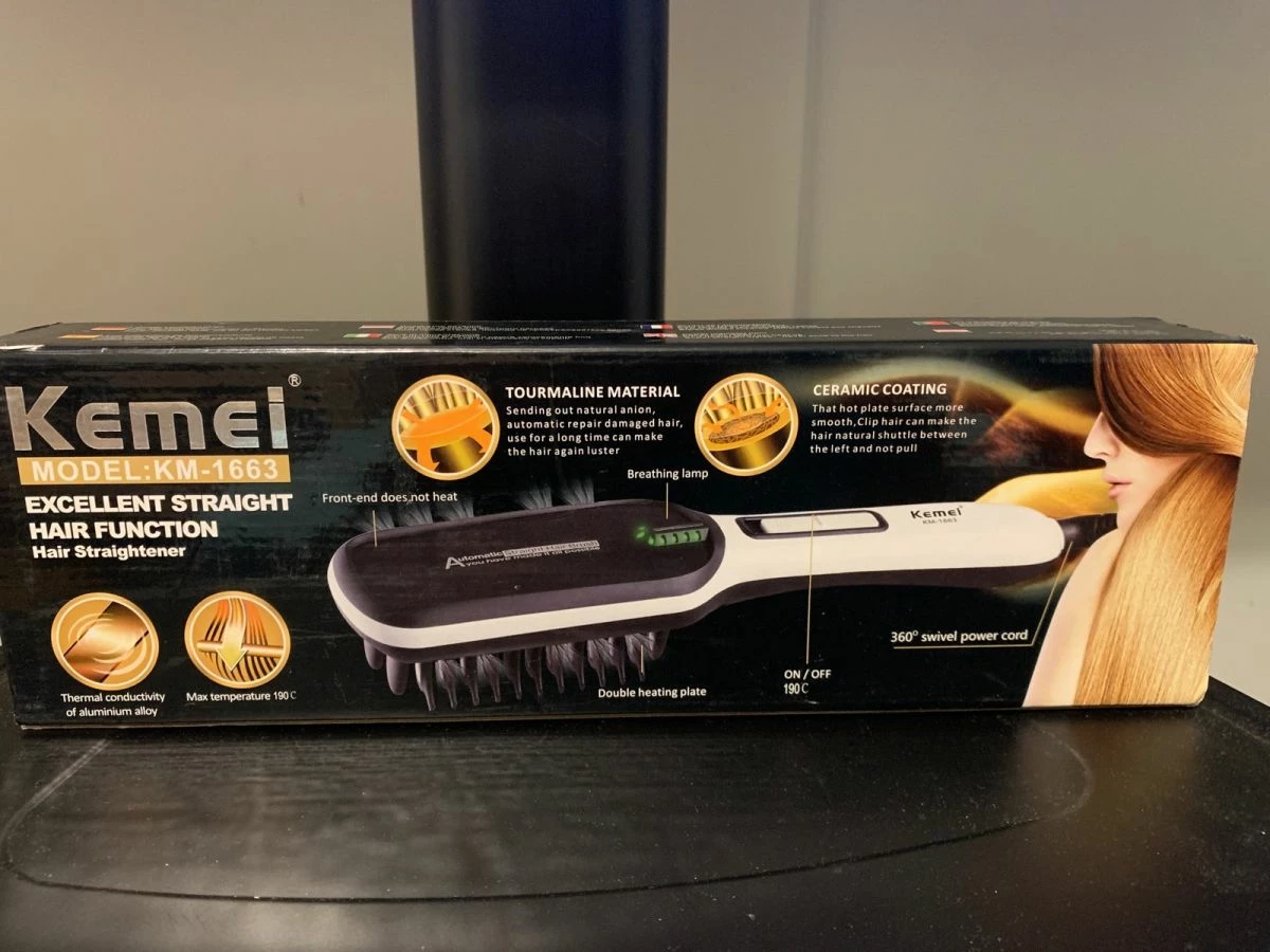 Vendora KEMEI Σφραγισμένη Θερμαινόμενη ηλεκτρική χτένα 30W