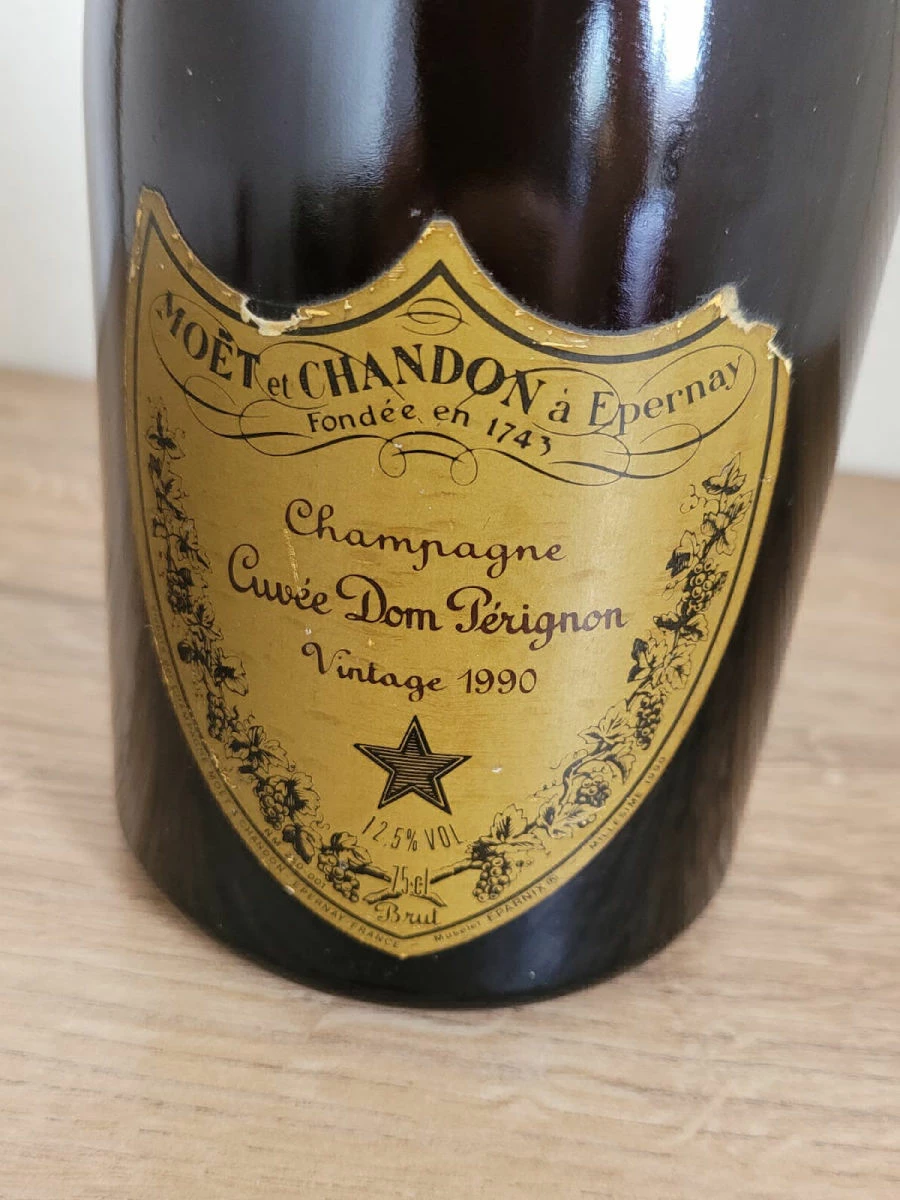 Vendora Cuvee Dom Perignon Brut Vintage 1990 Σαμπάνια πολυτελείας Συλλεκτικό Μπουκάλι - Image 8