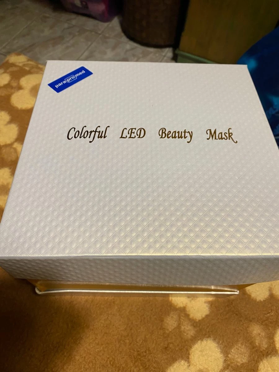 Vendora Μάσκα φωτοθεραπείας με LED (χωρίς επικίνδυνες UV),7 χρωμάτων με λαιμο.Βοηθαει την παραγωγή κολλαγόνου,πετυχαίνει συσφιξη,αραιωνει λεπτές γραμμές, εχει αντιβακτηριδιακη δραση.100% ασφαλής.καινουργια - Image 4