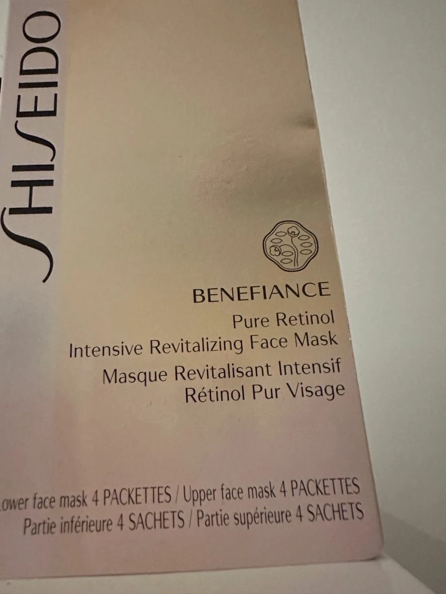 Vendora SHISEIDO BENEFIANCE Pure Retinol Intensive Revitalising Face Mask