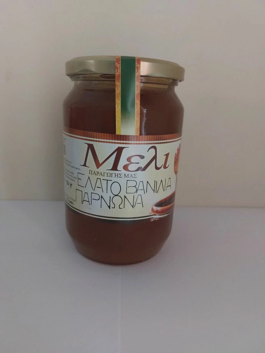 Vendora Μέλι Έλατο Βανίλια Πάρνωνα, ακατέργαστο και άθερμο.