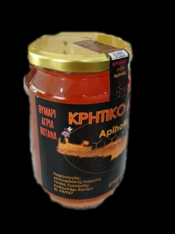 Vendora Κρητικό μέλι Apiholic θυμάρι και άγρια βότανα 950γρ.
