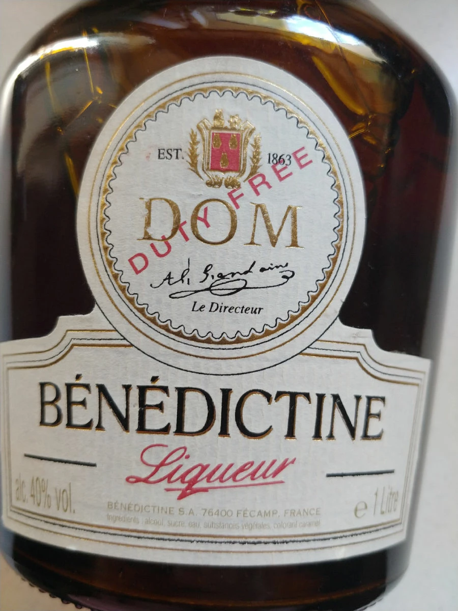 Vendora Λικερ Benedictine (old Label) 1 λιτρο - Image 2