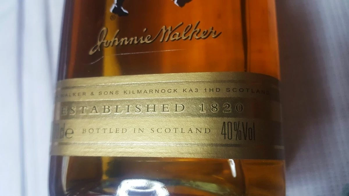 Vendora Johnnie Walker Red Label Old Scotch Whisky Δεκαετιας 80' Αχρησιμοποιητο - Image 5